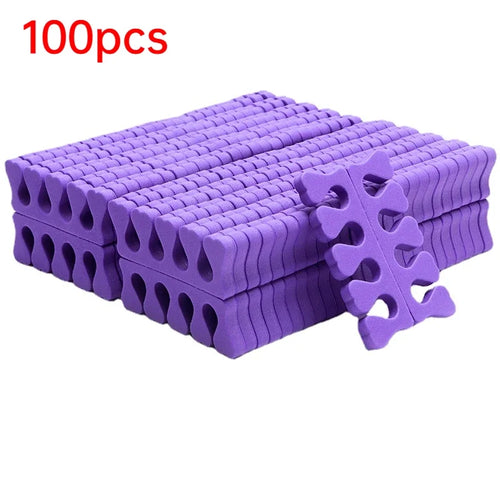 100,200pcs/Pack Nail Art Toe Separators Fingers Foots Sponge Soft UV