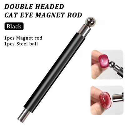 1Pcs Round Steel Magnetic Ball Double-Headed Thickened Cat-Eye