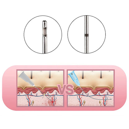 50pcs Disposable Blunt Tip Cannula Needle For Filler Injection 18G 21G