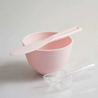 Face Mask Mixing Bowl Set Facial Skin Care Tools Kit Silicone Mask