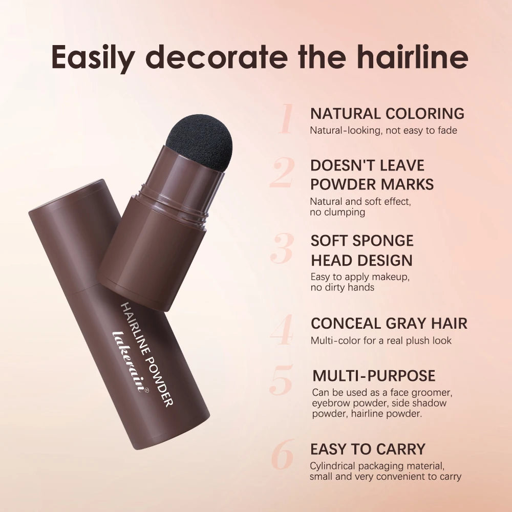 Hairline Shadow Powder Hair Waterproof Hairline Root Cover Up Natural