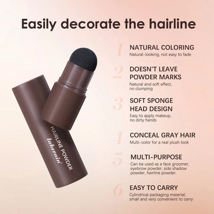 Hairline Shadow Powder Hair Waterproof Hairline Root Cover Up Natural