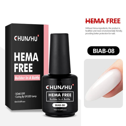 CHUNSHU Hema FREE Construction UV Gel 18ml Builder Nail Gel In A