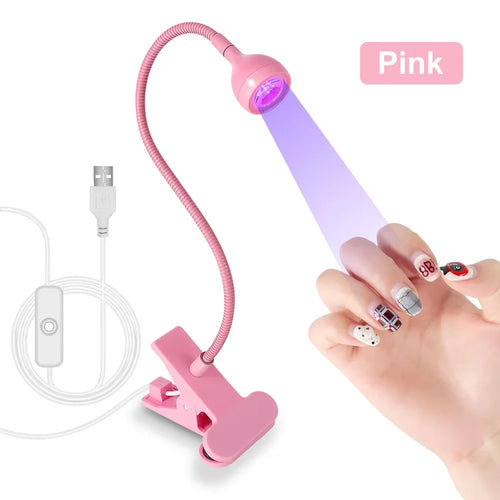 Gooseneck Nail Enhancement Lamp Usb Clip Desk Lamp 395 Nail