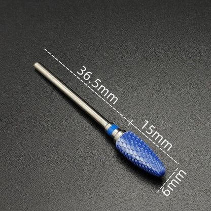Ceramic Carbide Nail Drill Bit Rotate Burr Milling Nail Cutter Bits