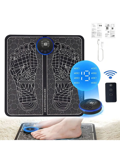 EMS Foot Massager Rechargeable Massage Pad Foot Relaxation Pad