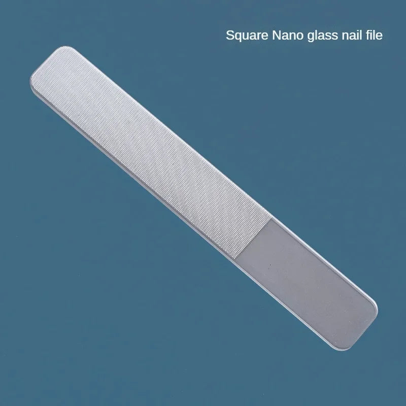 Transparent Nail File Nano Glass Nail Files Professional Sanding