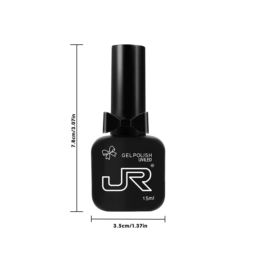 JR 9pcs 15ml gel nail polish set Including Red Pink Nude Gel Polish
