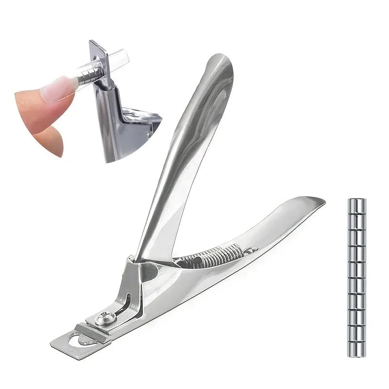 Acrylic Nail Clippers with 15Pcs Magnets Nail Clippers Cutters for