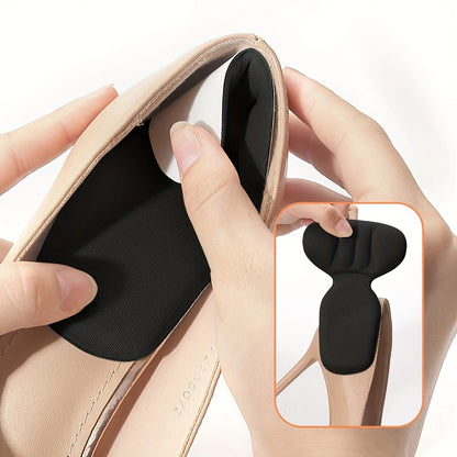 Double-Layer Thick T-Shaped Foam Heel Pad And Heel Cup - Soft,