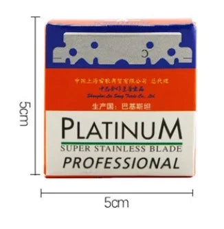 100PCS/Box Single-sided Razor Blade Stainless Steel Razor Blades Men