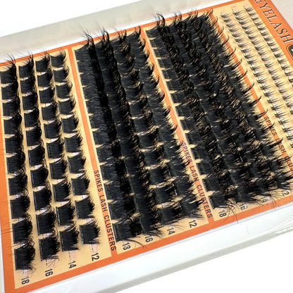 Wispy Lash Clusters with Spikes Salon-Like Eyelash Clusters DIY D