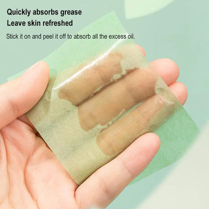 100Pcs new Face Oil Blotting Paper Protable Matting Face Wipes Facial