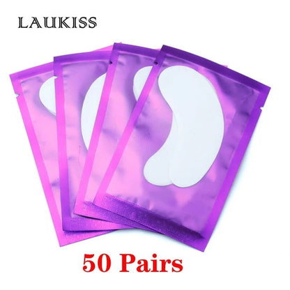 25/50/100Pairs Eye Patches Under Eyelash Pads for Building Hydrogel