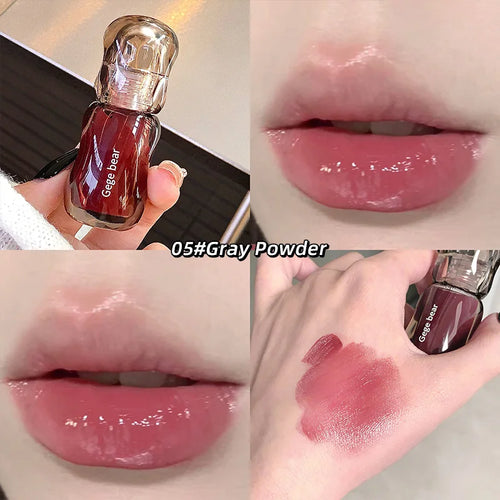 Gege Bear Crystal Gloss Lip Tint — Autumn/Winter Hydrating Formula,