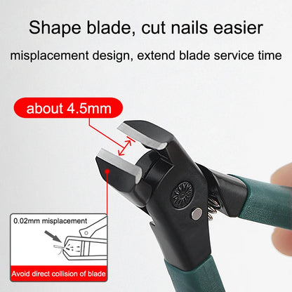 Anti-splash Nail Clipper Stainless Steel Fake Nails Cutter Trimmer