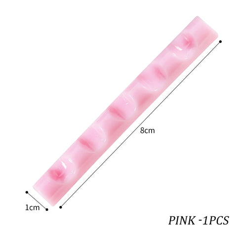 5 Grids Acrylic Clear Nail Brush Shelf Portable Mini crystal Painting