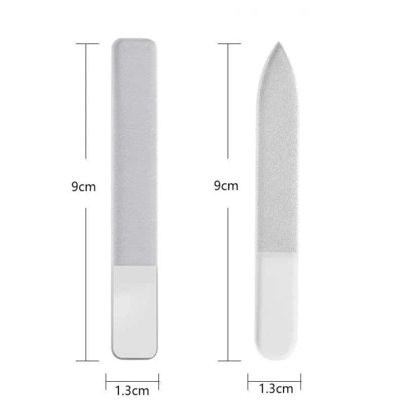 Transparent Nail File Nano Glass Nail Files Professional Sanding