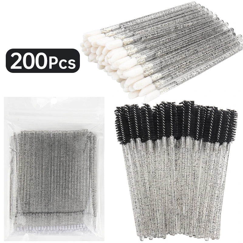 200 Pcs Eyelash Extension Makeup Set Special Eyelash Removal Micro