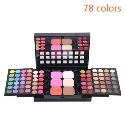 40/74/78 Colors Glitter Eyeshadow Palette Matte Waterproof Long