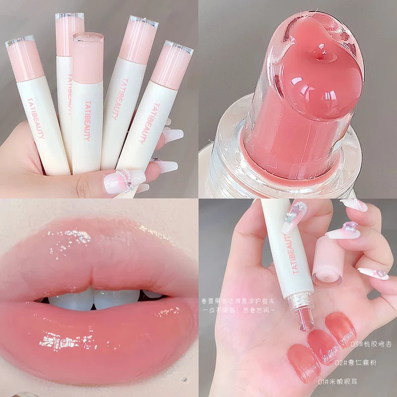 TATIBEAUTY Lip Jelly Essence Hydrating Lipstick Lip Gloss Lip Gloss