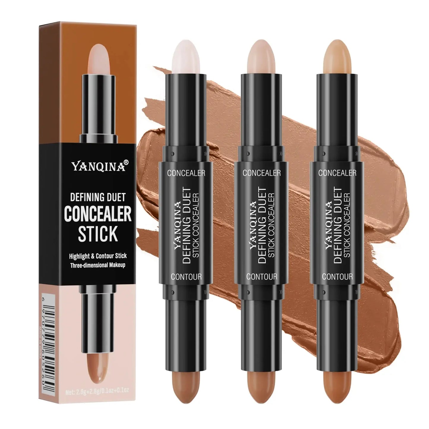 Contour Stick Duo, Double-Ended Highlight and Shadow Cream, Waterproof