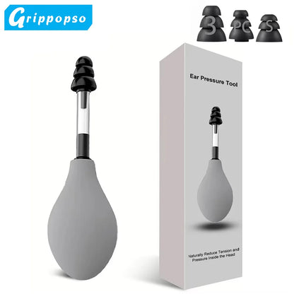 Ear Pressure Tool Portable Ear Pressure Relief Suction Device Wih 3