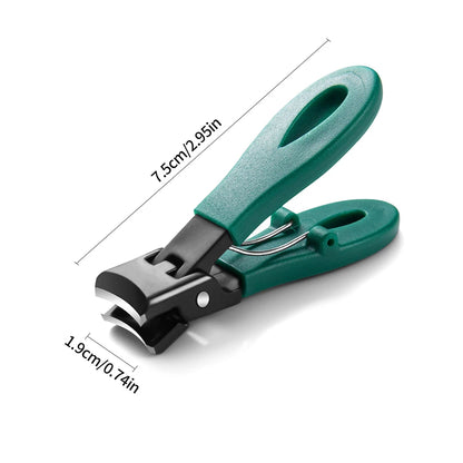 Portable Ultra Sharp Nail Clippers Stainless Steel Wide Jaw Opening