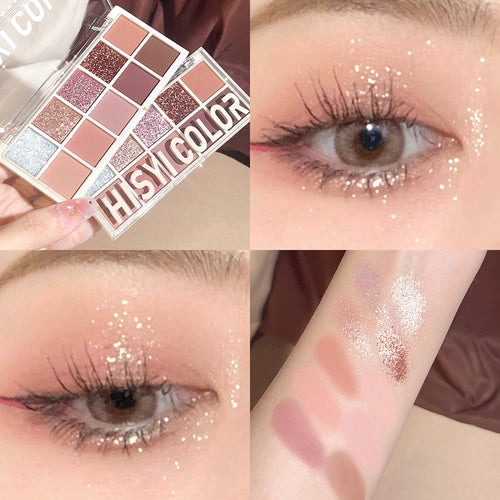 Star Rejuvenation Ten-Color Eye Shadow Pearl Matte Pink Pure Desire