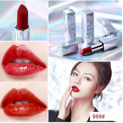 Magnetic Buckle Lipstick True Orange Cream   Water Proof Does Not Discolor Makeup Cosmetic