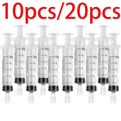 10/20pcs 5ml syringe plastic perfume dispenser tool refills cosmetics
