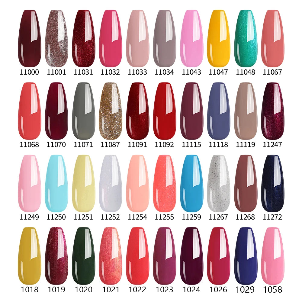 NAILCO 15ml Translucent Color Gel Nail Polish Vernis Semi Permanent UV
