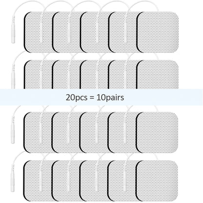 Physiotherapy Tens Electrode Pads Conductive Gel Therapeutic Pulse