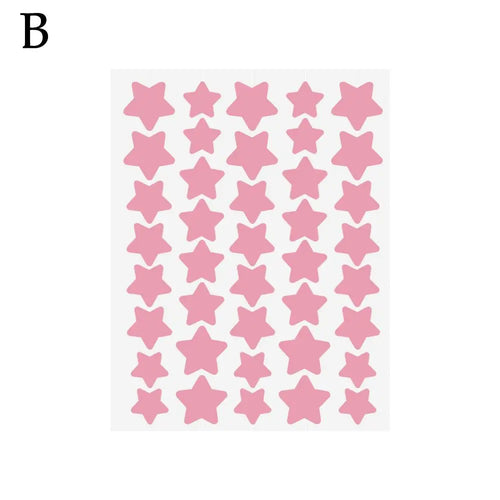 40pcs Colorful PE Pimple Patches Cute Star Shaped Pimple Cover Sticker