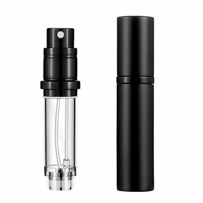 5ml Mini Aluminum Spray Alcochol Empty Refillable Bottle Portable