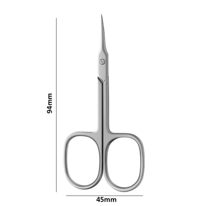 Stainless Steel Curved Tip Thin Blade Cuticle Scissors Nail Clippers