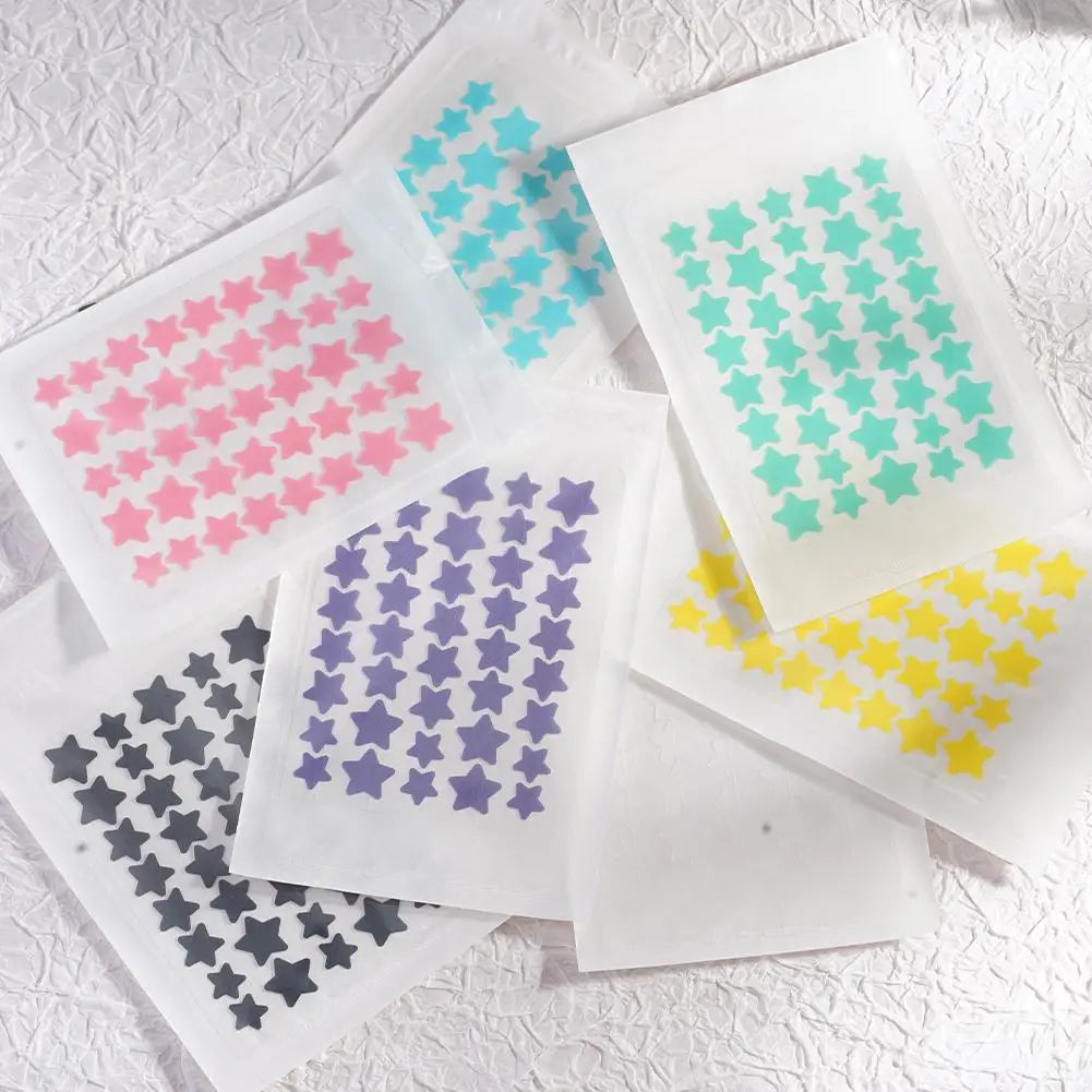 40pcs Colorful PE Pimple Patches Cute Star Shaped Pimple Cover Sticker