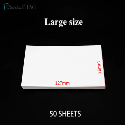 50Sheets/Pack Dental Disposable Mixing Paper Denture Laboratory