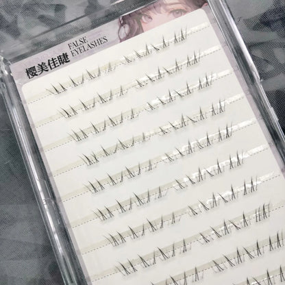 4-6mm No Glue False Eyelashes New Korean Style Lower Lashes Natural