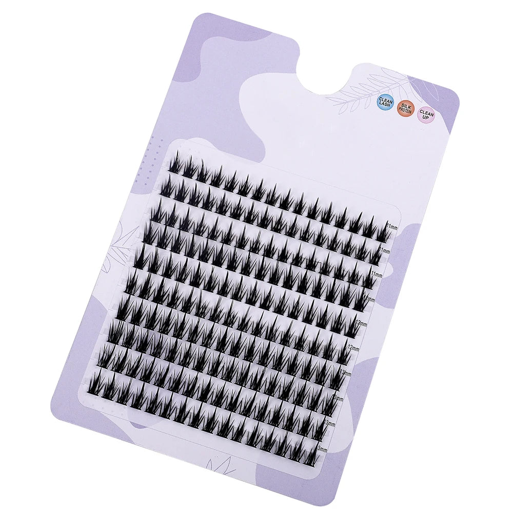 160 Rows Cluster Lashes Faux Mink Eyelashes Cluster Natural Eyelash