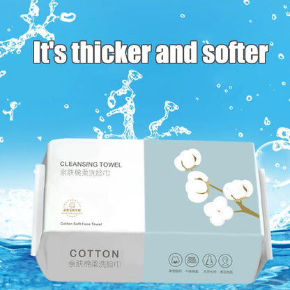 1/2/3 Pack Thickened Disposable Face Towel, Pearl Cotton, Wet And Dry,