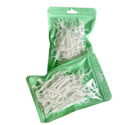 100PCS Dental floss sticks, deep cleaning dental floss, oral care,