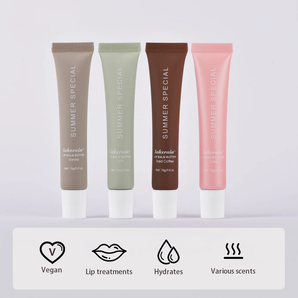 Summer Lip Balm Moisturizing Mirror Lip Gloss Lip Vanilla Mint Iced