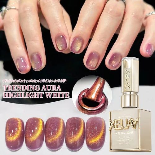 15ML Rainbow Cat Eye Nail Polish Gel Phototherapeutic Gel Soak Off