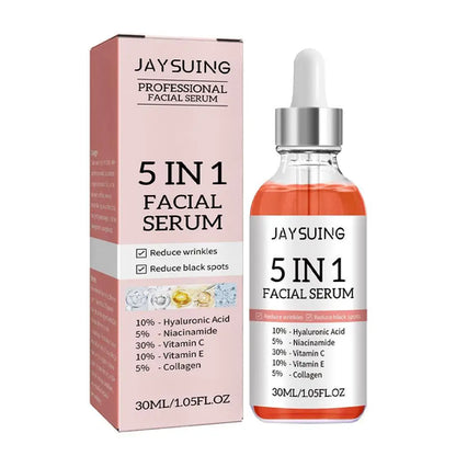 5 In 1 Fade fine lines Firming Face Serum Moisturizing brightning