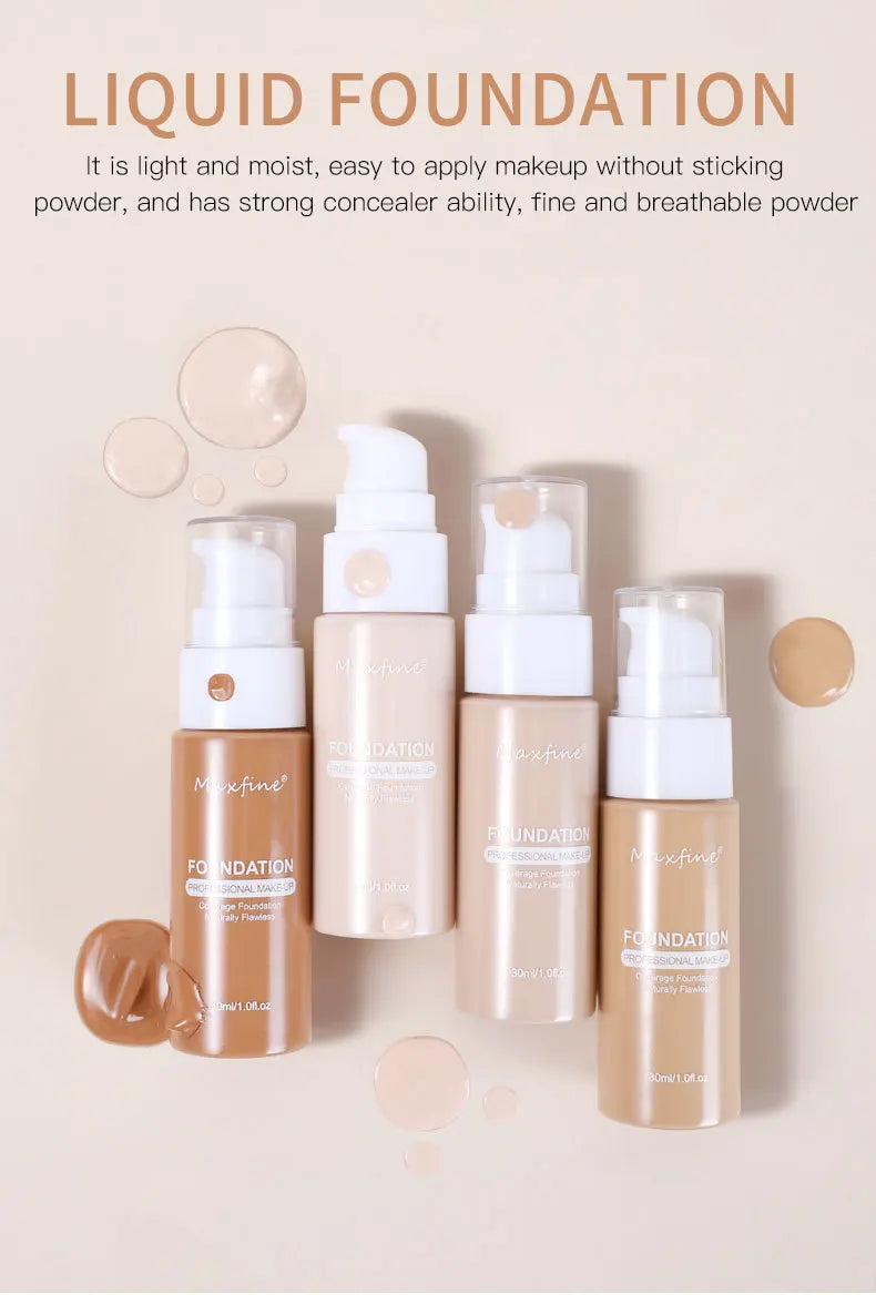 Liquid Foundation Effective Concealer Waterproof Sweat-resistant