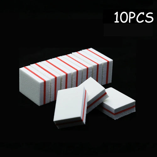 50Pc Professional Mini Nails Art buffer File 100/180 Sandpaper