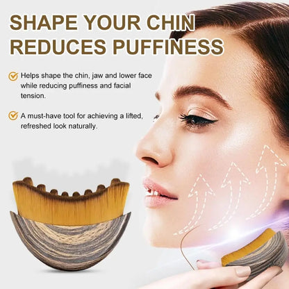 Lymphatic Contour Face Brush,Chin &Jawline Sculpting,Drainage Massager