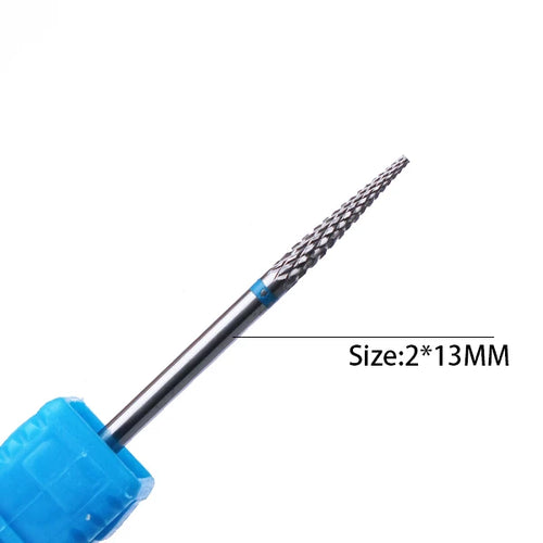 1pc Carbide Tungsten Nail Drill Bit Rotate Burr Milling Nail Cutter