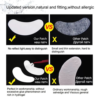 25/50/100Pairs Eye Patches Under Eyelash Pads for Building Hydrogel